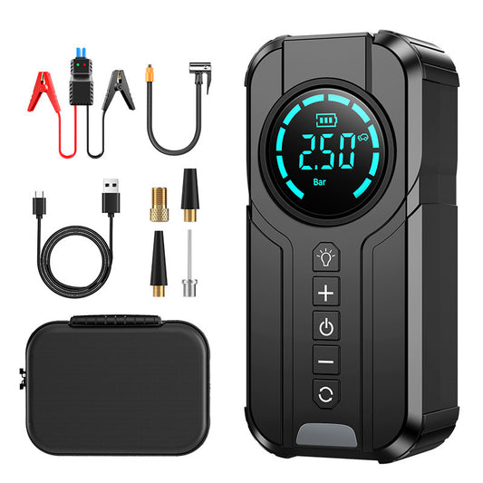 2-in-1 Portable Car Jump Starter & Air Compressor